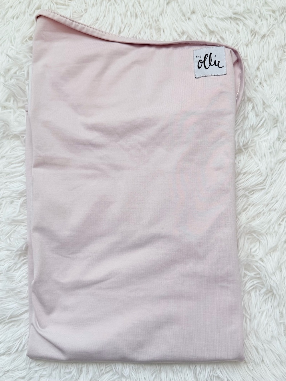 The Ollie World Ollie Swaddle Blush Pink Newborn